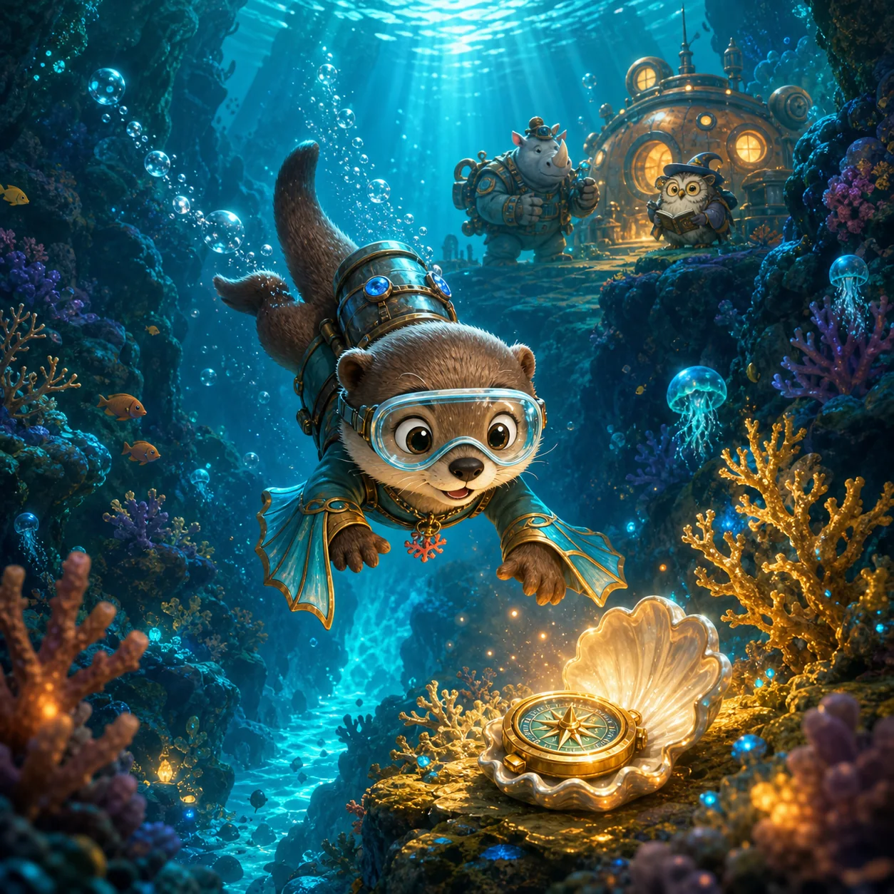 Animal Abyss Diver browser game