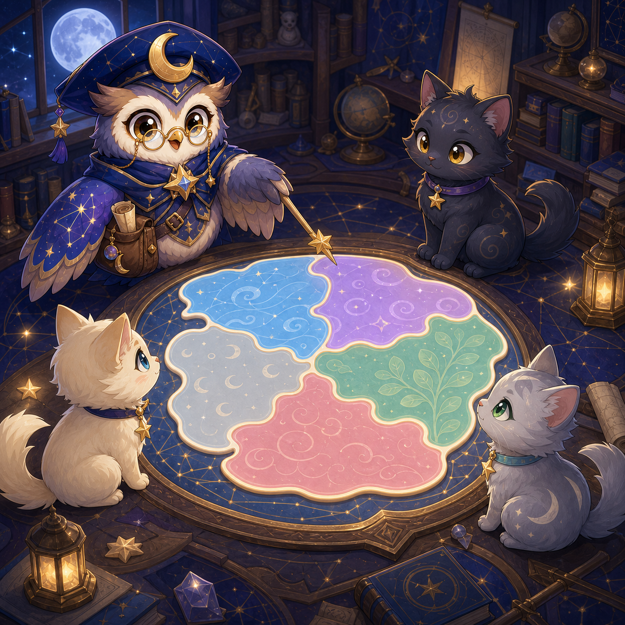 Cat Color Sudoku game artwork