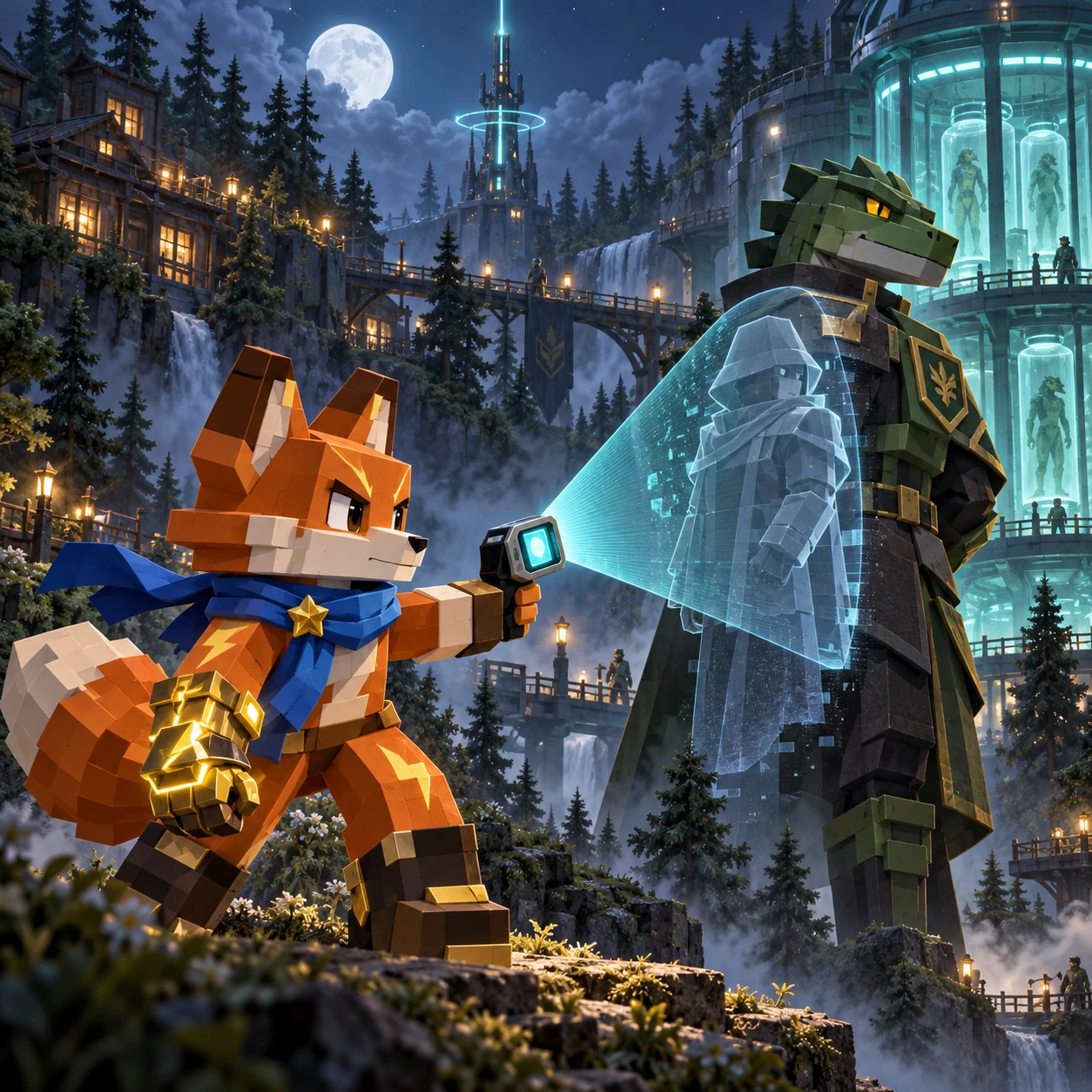 Spark Paw Fia reveals a Lizard Commander with a neural-vision device