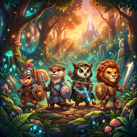 Animal Auto Squad browser game