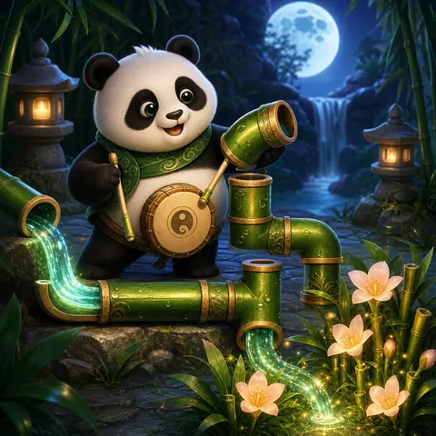 Panko's Bamboo Waterway browser game