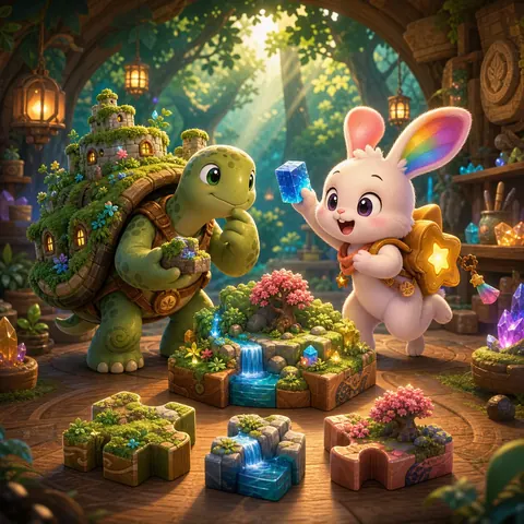 Animal Block Grove game