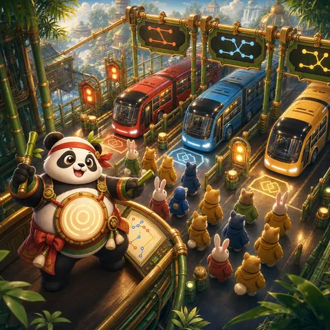 Panko's Bus Jam browser game