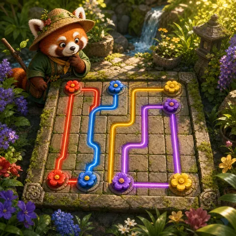 Color Link Garden game