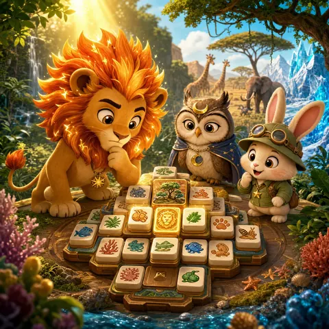 Animal Habitat Mahjong game