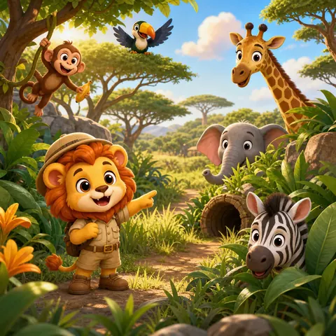 Animal Hidden Safari game