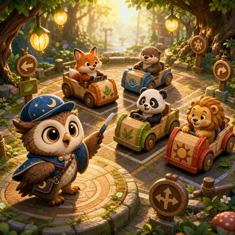 Animal Parking Patrol game