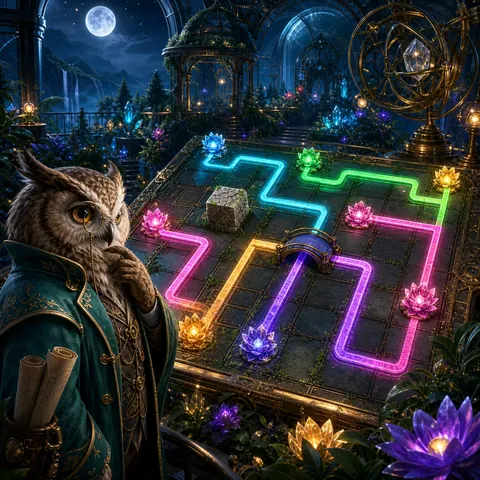 Prism Route Garden browser game