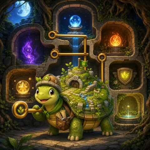 Animal Rootvault Pins browser game