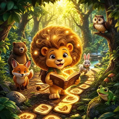 Animal Word Trails game