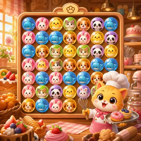 Animal Bubble Bakery game
