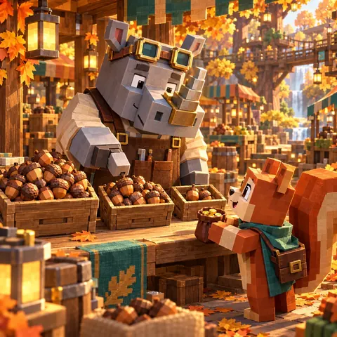 Acorn Auction browser game