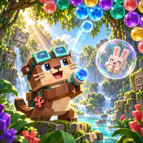 Safari de bolhas jogo infantil