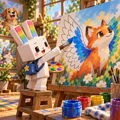 Estúdio de coloração jogo infantil