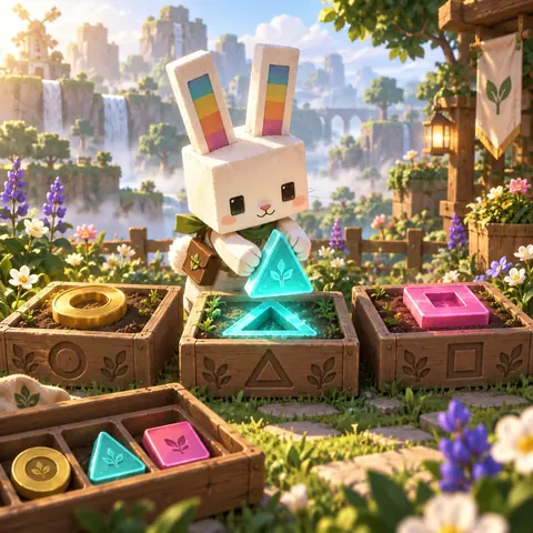 Glyph Garden browser game