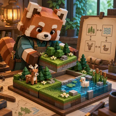 Habitat Tile Logic browser game