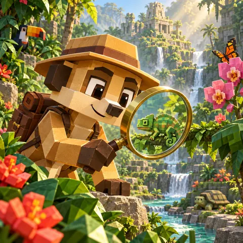 Safari Escondido jogo infantil