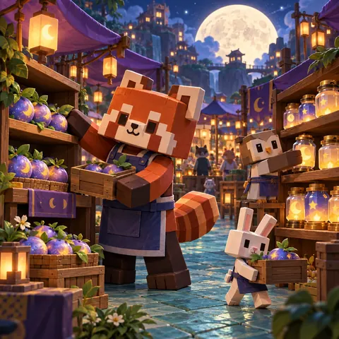 Moon Market Manager browser game