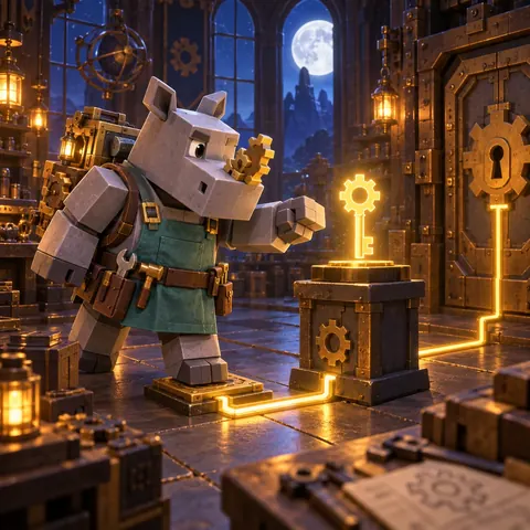 Moonlight Workshop Escape browser game