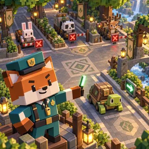 Animal Parking Patrol jogo infantil