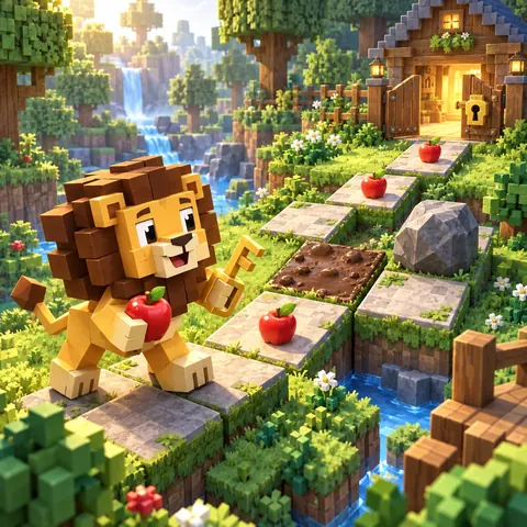 Trilha de resgate jogo infantil