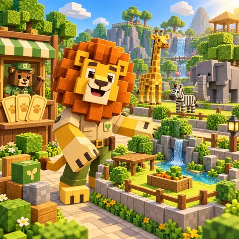 Zoológico ocioso jogo infantil