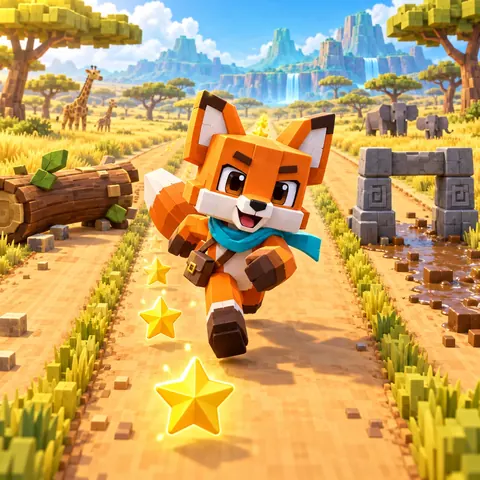 Safari Dash jogo infantil