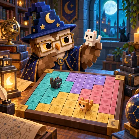 Cat Color Sudoku browser game