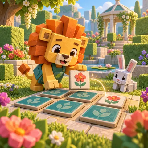 Pet Garden Tiles jogo infantil