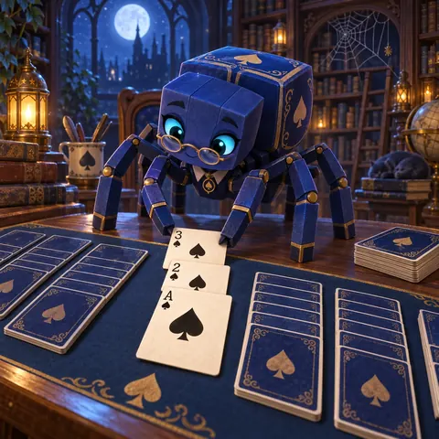 Spider Solitaire browser game