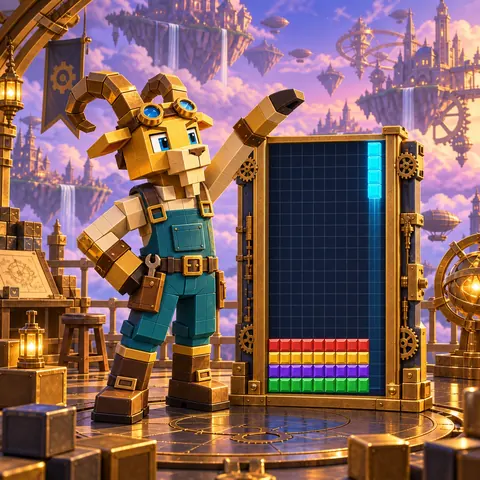 Tetris browser game