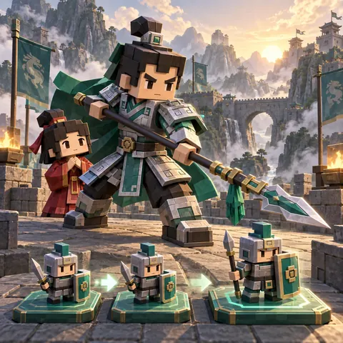 Zhao Yun & A Dou browser game