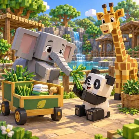 Zoo Helper Day jogo infantil