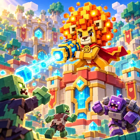 Boom Mane: Tower Guard browser game