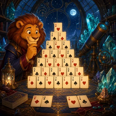 Pyramid Solitaire browser game