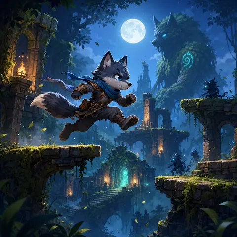 Shadow Wolf Legend browser game