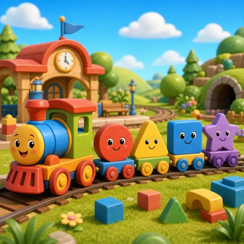 Animal Shape Train game