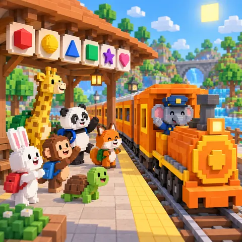 Shape Train game