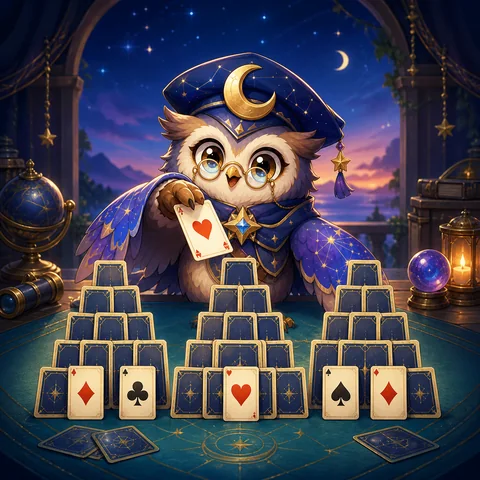 TriPeaks Solitaire browser game