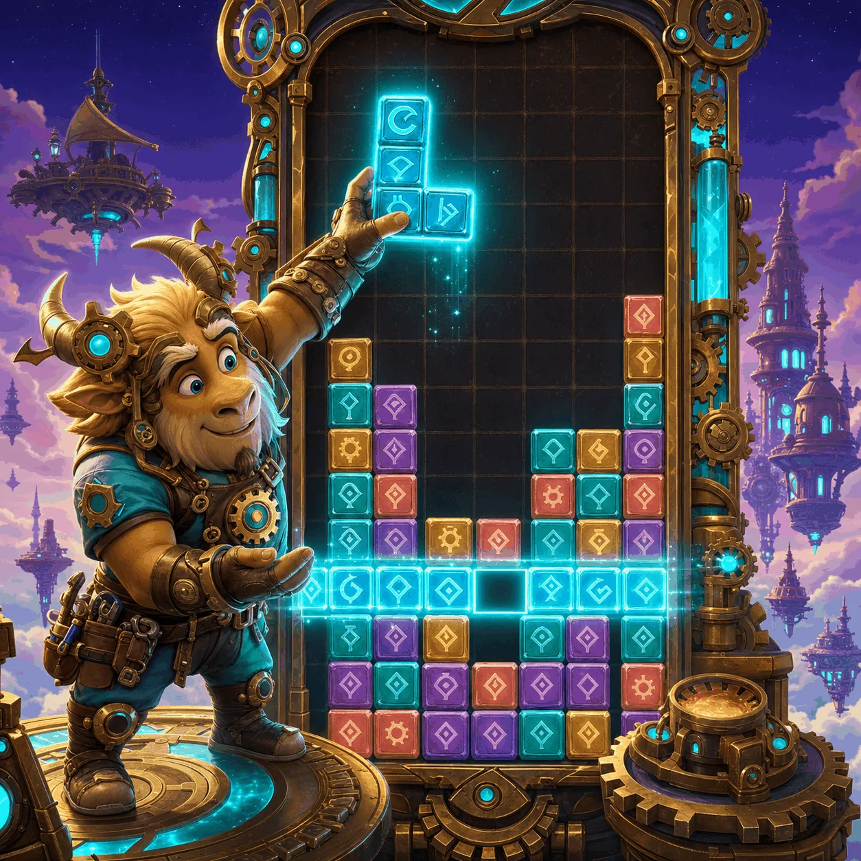 Tetris game artwork