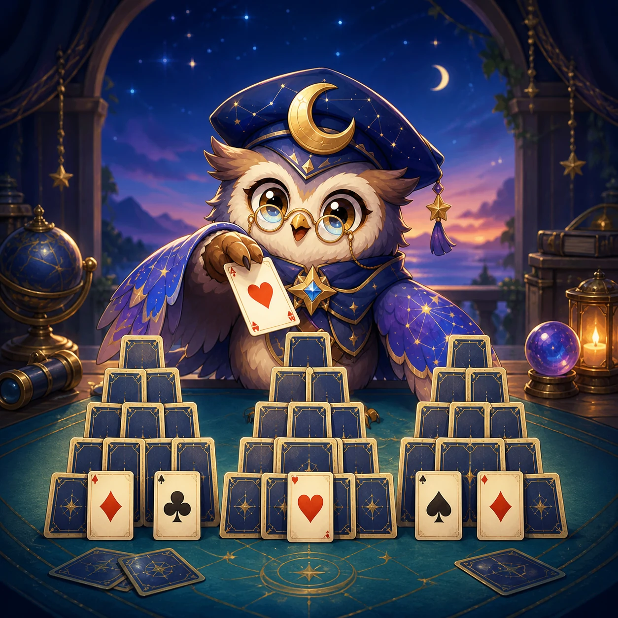 TriPeaks Solitaire game artwork